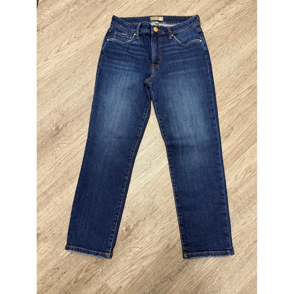 Kut from the Kloth Womens Size 4 Dark Wash Straight Leg Denim Jeans Blue